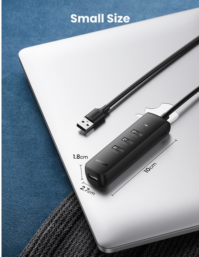 Хаб Ugreen CM416 (80657) USB 3.0 4-Port Hub (Black) купить в интернет-магазине icover
