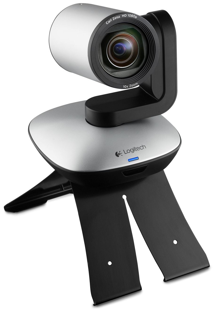 Logitech PTZ Pro Camera V-U0035 (960-001022) - веб-камера с пультом ДУ (Grey/Black) купить в интернет-магазине icover