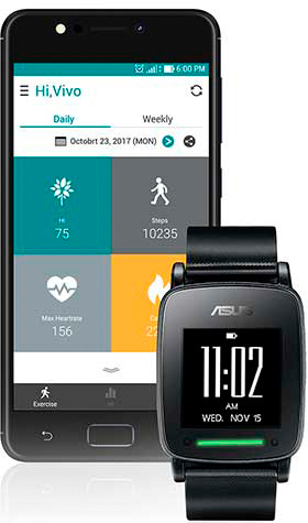 Умные часы Asus VivoWatch HC-A01 (Black) купить в интернет-магазине icover