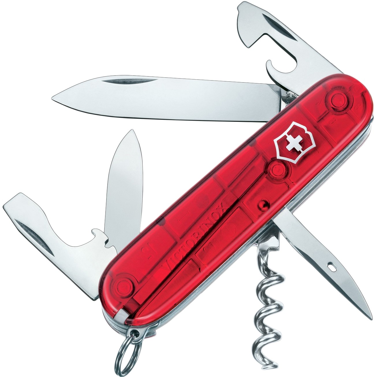 

Нож перочинный Victorinox Spartan 1.3603.T (Clear Red)