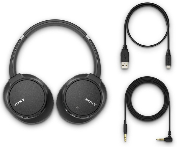 Bluetooth-наушники с микрофоном Sony WHCH700N (Black) купить в интернет-магазине icover