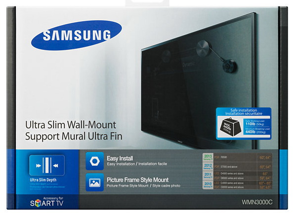 Samsung WMN3000BX/RU - настенное крепление для ТВ 46-60" купить в интернет-магазине icover
