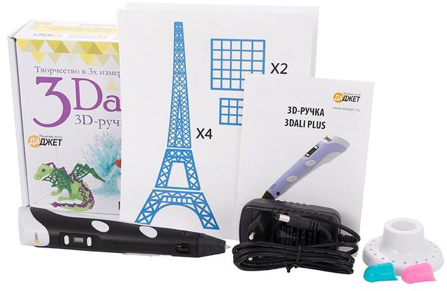 3D-ручка Даджет 3Dali Plus KIT FB0021B (Black) купить в интернет-магазине icover