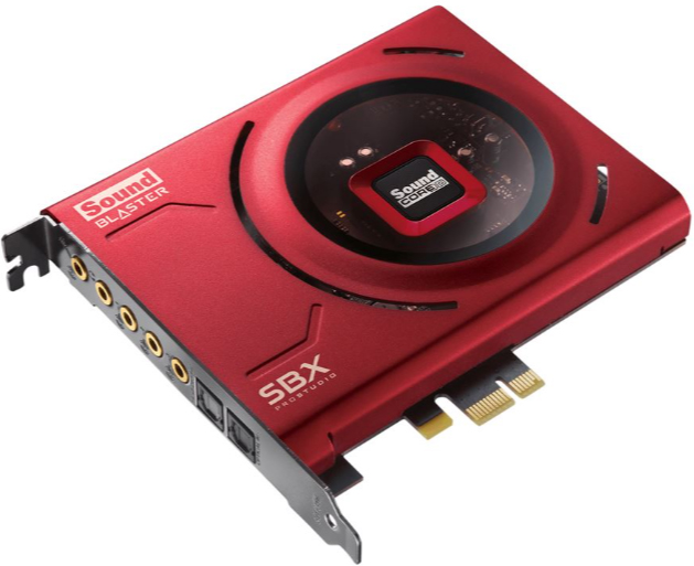 Внутренняя звуковая карта Creative Sound Blaster Z SE (Red) купить в интернет-магазине icover