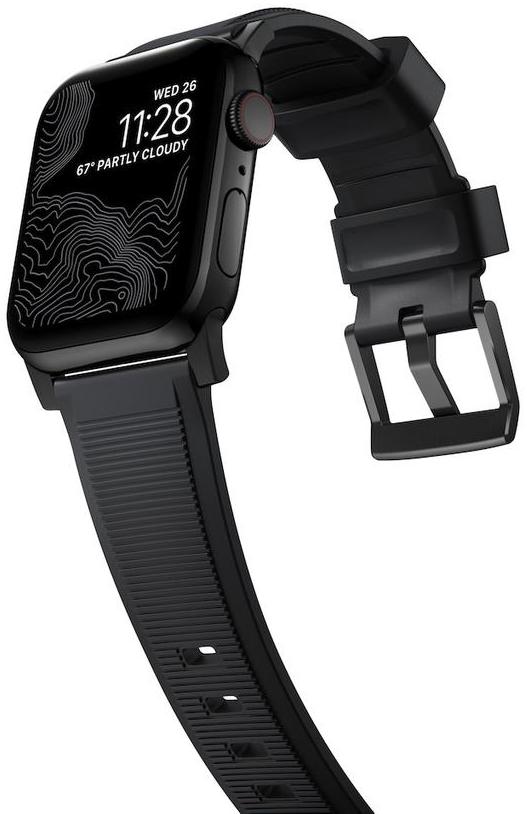 Ремешок Nomad Rugged Strap (NM1A41BN00) для Apple Watch Series SE/6/2/3/4 42/44 mm (Black) купить в интернет-магазине icover