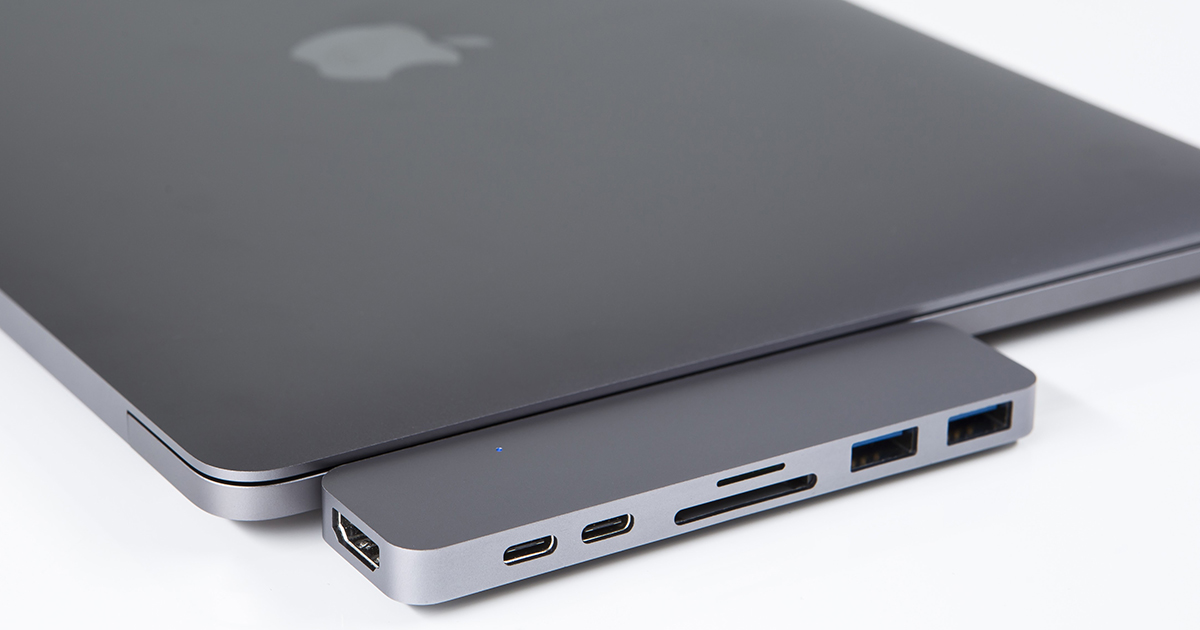 USB-концентратор HyperDrive Duo (GN28B) для MacBook Pro 2016/2017 (Space Gray) купить в интернет-магазине icover
