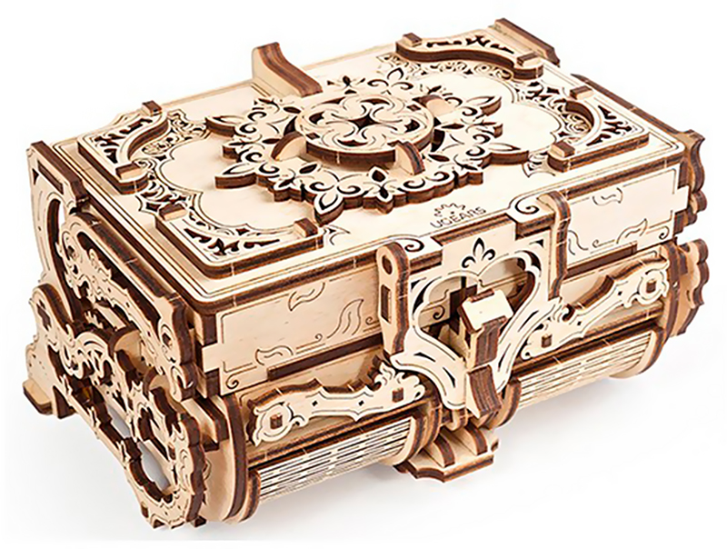 3D-пазл UGears Антикварная шкатулка (70089) купить в интернет-магазине icover