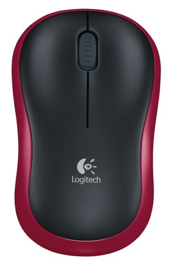 Беспроводная мышь Logitech Wireless Mouse M185 910-002240 (Black/Red) купить в интернет-магазине icover