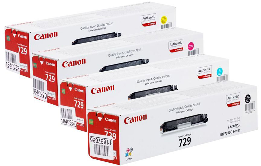 Тонер-картридж Canon 729 (4370B002) для принтеров Canon LBP 7010C/7018C (Black) купить в интернет-магазине icover