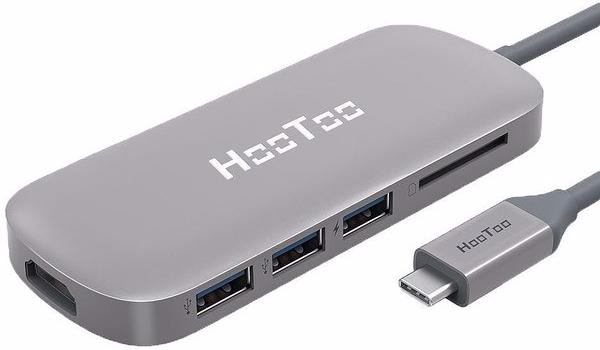 HooToo Shuttle USB 3.1 (HT-UC001) - USB-концентратор (Space Grey) купить в интернет-магазине icover