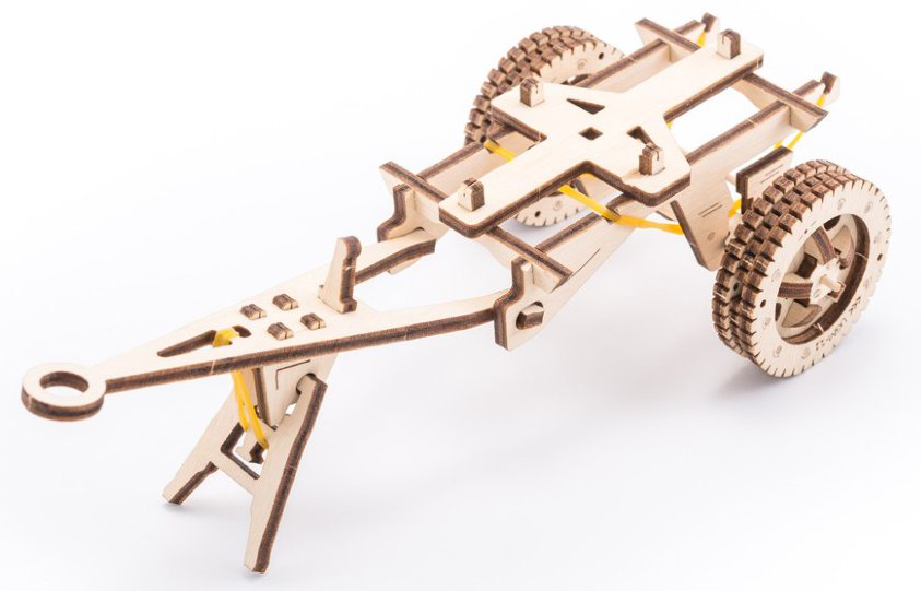 3D-пазл UGears Полуприцеп для модели Пожарная лестница (70022) купить в интернет-магазине icover