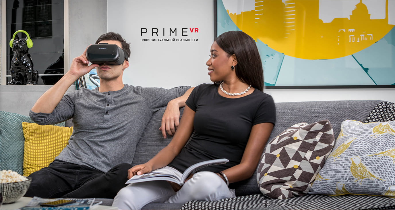 Шлем виртуальной реальности Homido Prime (Black) купить в интернет-магазине icover
