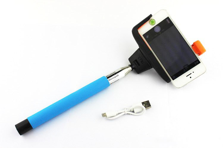 Yunteng Bluetooth monopod (Z07-5) - монопод со встроенным пультом (Blue) купить в интернет-магазине icover