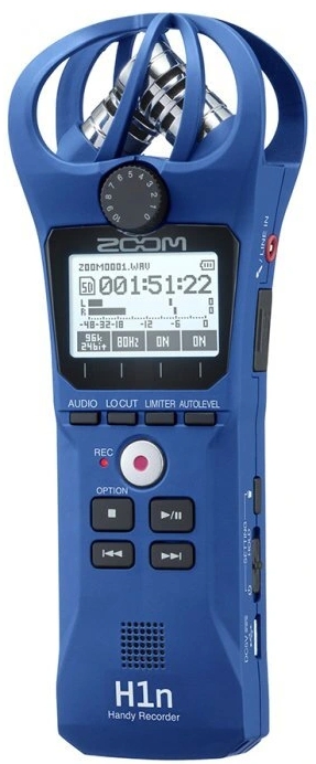 

Портативный рекордер Zoom H1n/L (Blue), H1n/L