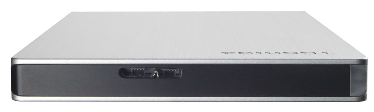 Toshiba Canvio Slim 2.5" 500Gb (HDTD205ES3DA) - внешний жесткий диск (Silver) купить в интернет-магазине icover