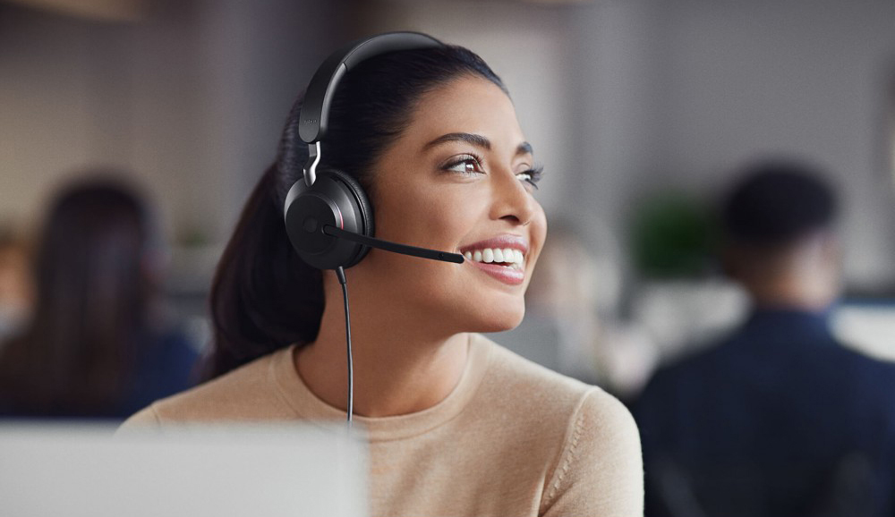 Проводная гарнитура Jabra Evolve2 40 (24089-989-899) UC Stereo USB-C (Black) купить в интернет-магазине icover