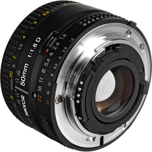 Объектив Nikon 50mm f/1.8D AF Nikkor (Black) купить в интернет-магазине icover