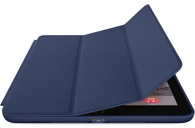Apple iPad Air 2 Smart Case (MGTT2ZM/A) - чехол для iPad Air 2 (Midnight Blue) купить в интернет-магазине icover