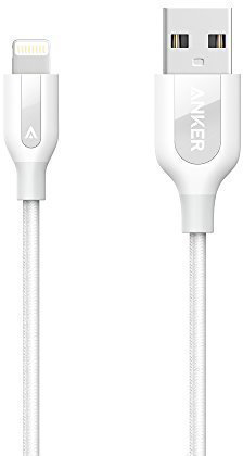 

Кабель для iPod, iPhone, iPad Anker PowerLine+ 0.9m (A8121H21) Lightning to USB (White)