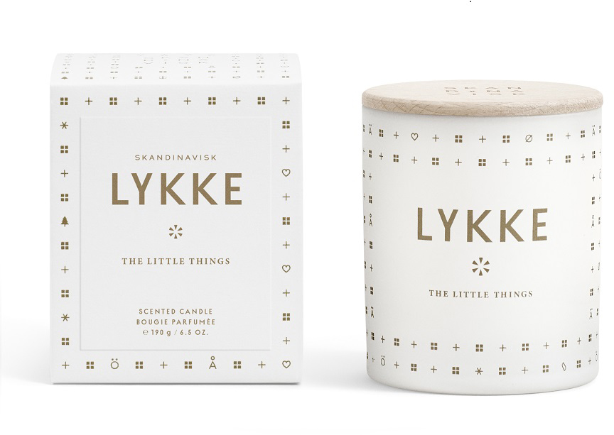 

Свеча ароматическая S K A N D I N A V I S K LYKKE с крышкой, 190 г