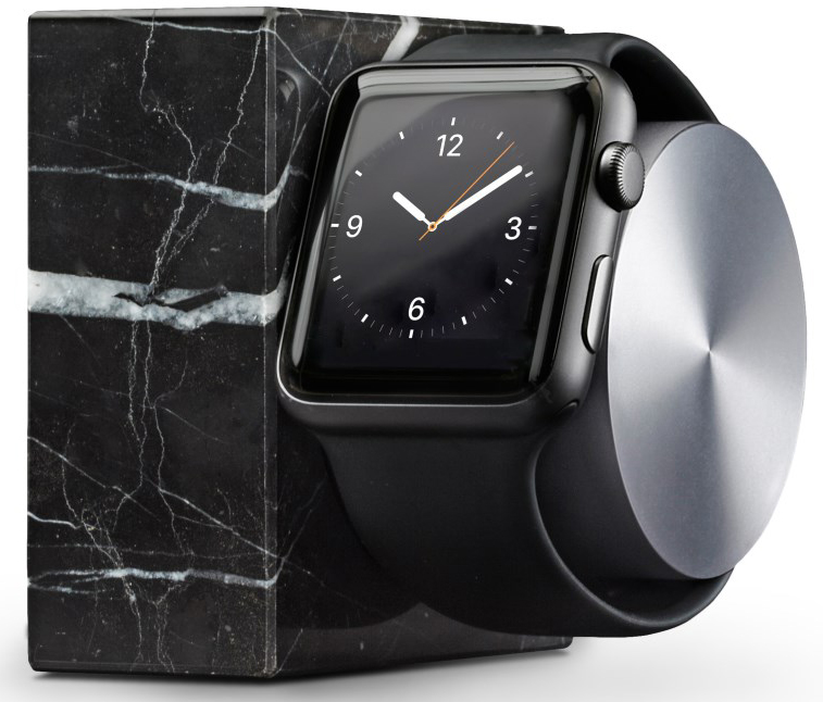 Native Union Dock Marble Edition - подставка для Apple Watch (Black) купить в интернет-магазине icover