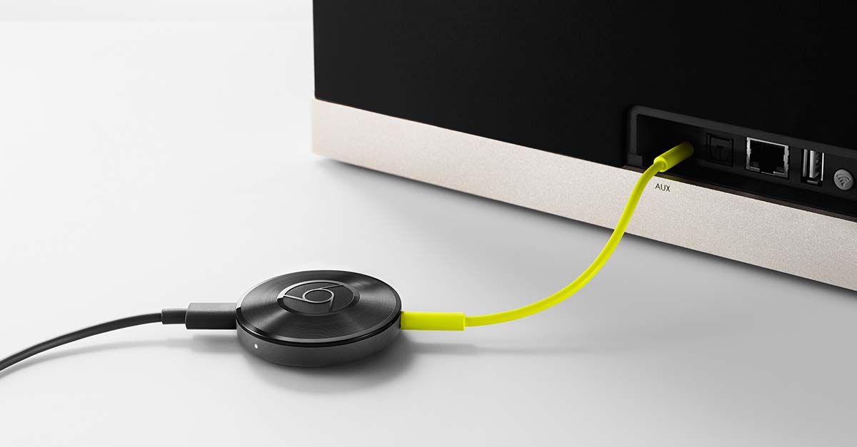 Google Chromecast Audio - сетевой аудиоплеер (Black) купить в интернет-магазине icover