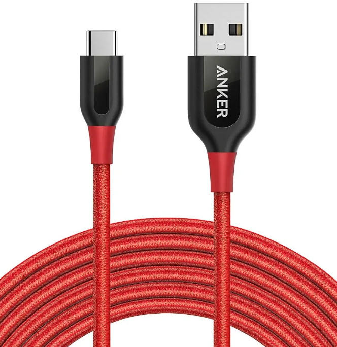 

Кабель Anker Powerline+ (A8267091) USB-C to USB 2.0 3m (Red)