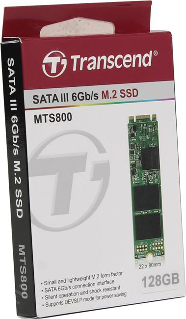 Transcend MTS800 128 Gb (TS128GMTS800) - SSD-накопитель купить в интернет-магазине icover