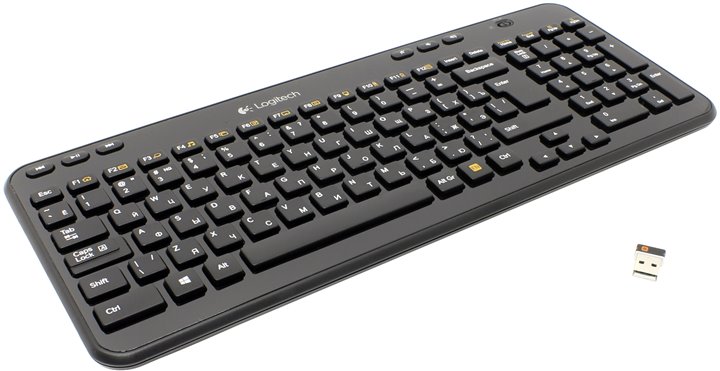 Беспроводная клавиатура Logitech Wireless K360 920-003095 (Black) купить в интернет-магазине icover