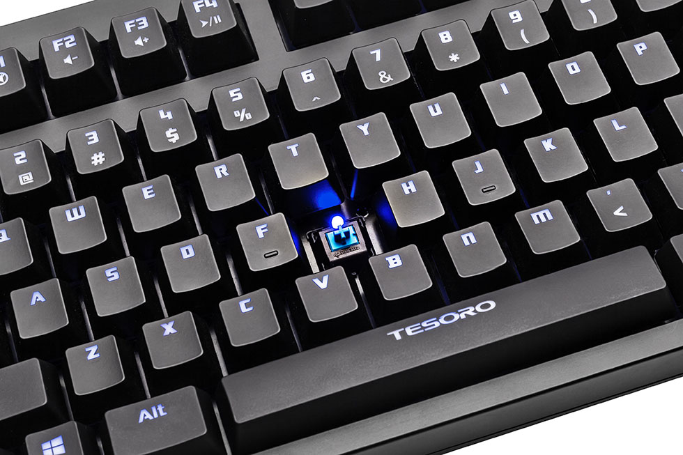 Tesoro Excalibur Spectrum Kailh Blue (TS-G7SFL) - игровая клавиатура (Blue) купить в интернет-магазине icover
