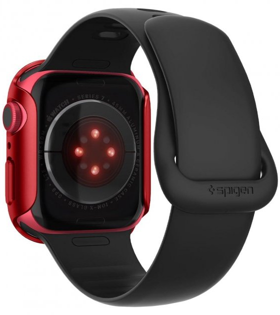 Чехол Spigen Thin Fit (ACS04177) для Apple Watch 7 / 8 45mm (Red) купить в интернет-магазине icover