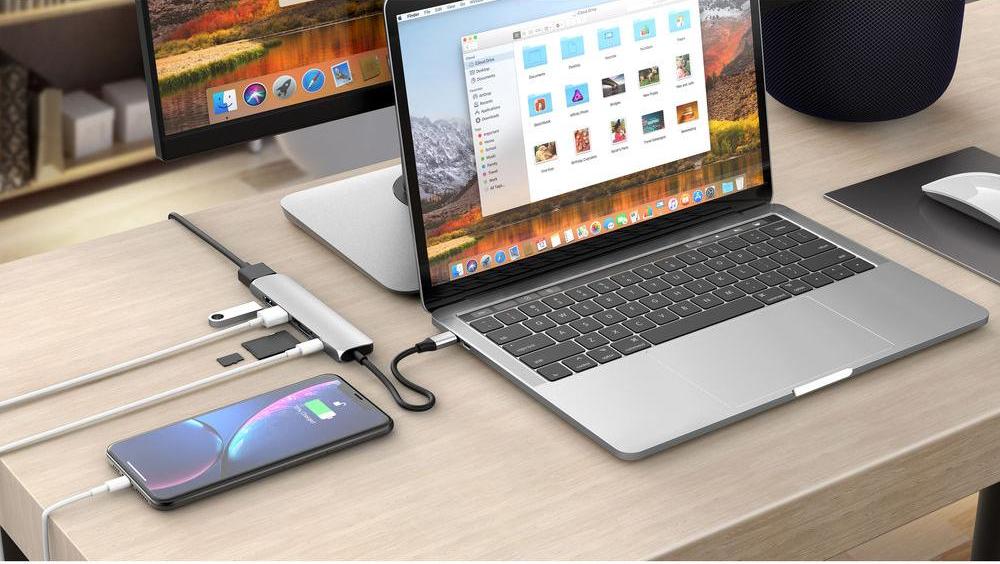 USB-хаб HyperDrive BAR 6-in-1 USB-C для iPad Pro, MacBook Pro/Air (Silver) купить в интернет-магазине icover