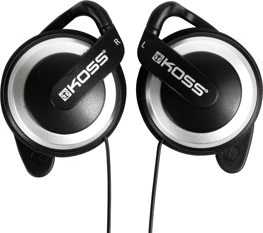 Koss KSC21 - накладные наушники-клипсы с заушным креплением (Black) купить в интернет-магазине icover