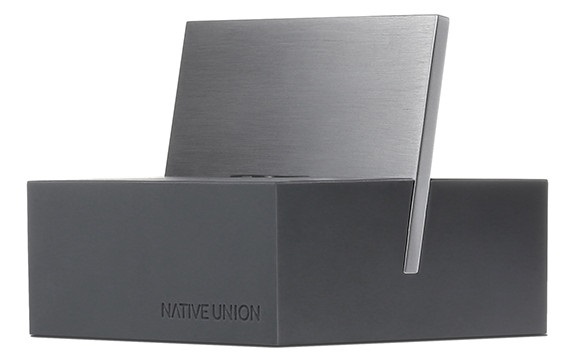 Native Union Dock Lightning (DOCK-IP-SL-GRY) - подставка для iPhone/iPad (Slate/Space Grey) купить в интернет-магазине icover