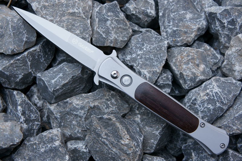 Ganzo G707 - нож выкидной (Brown) купить в интернет-магазине icover