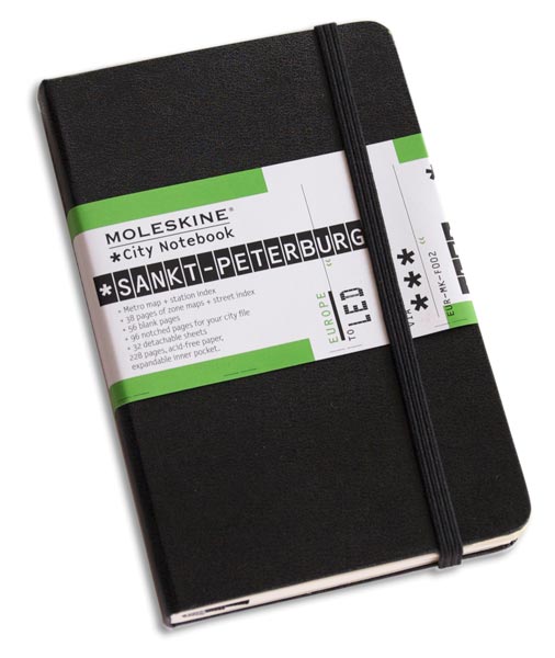 Moleskine City Notebook St.Petersburg (CN022) - записная книжка (Black) купить в интернет-магазине icover