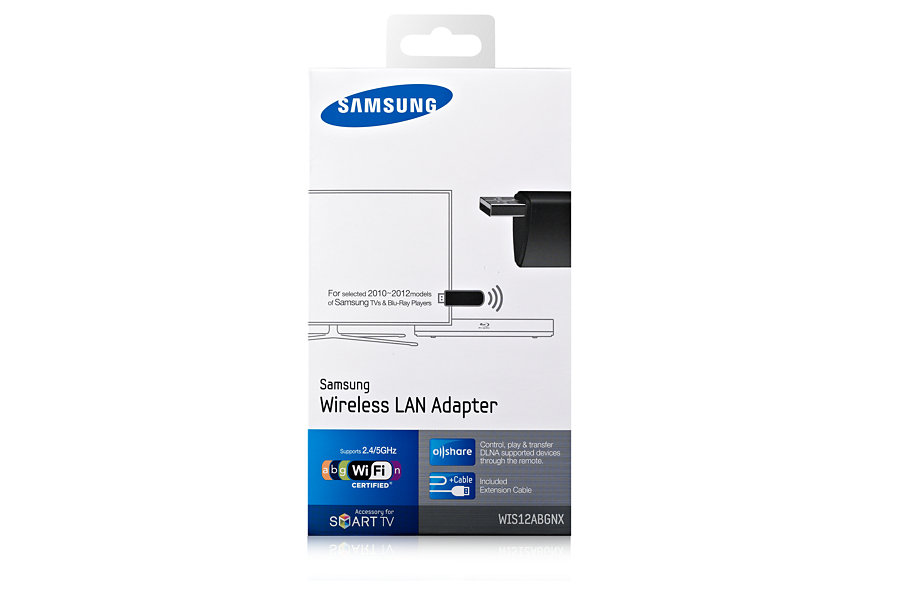 Samsung Wi-Fi USB Adapter (WIS12ABGNX/RU) - беспроводной адаптер для телевизоров Samsung купить в интернет-магазине icover