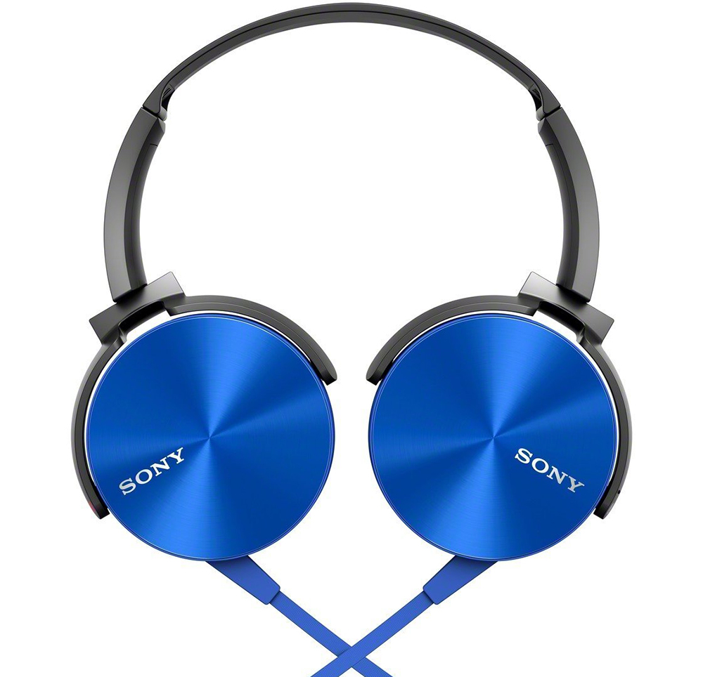 Sony MDR-XB450AP/L - накладные наушники (Blue) купить в интернет-магазине icover