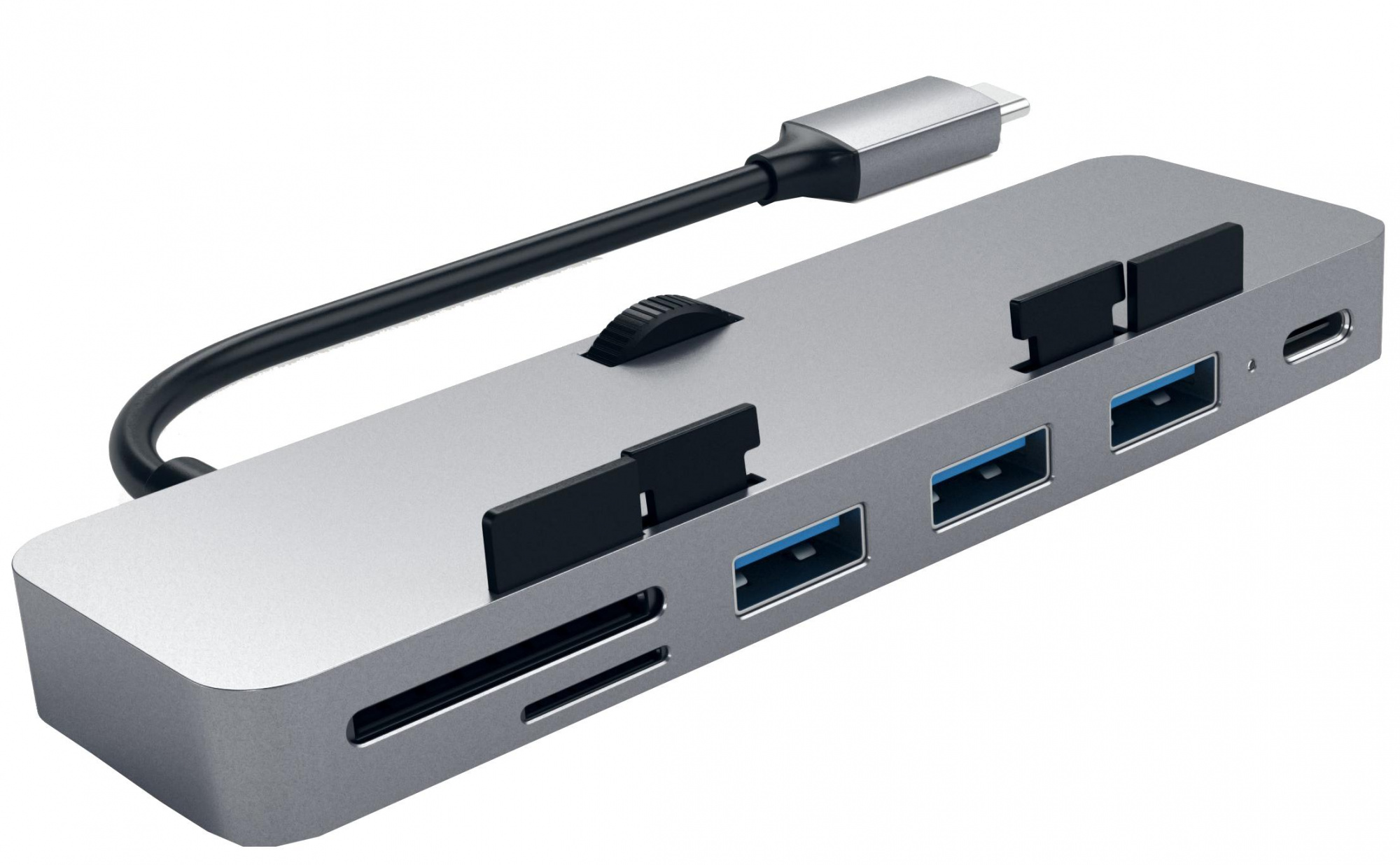 

USB-концентратор Satechi Aluminum Type-C Clamp Hub Pro (Space Grey)