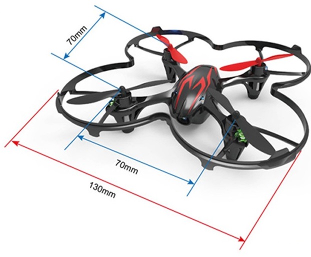 Hubsan X4 H107C (H107L-U) - квадрокоптер (Black) купить в интернет-магазине icover