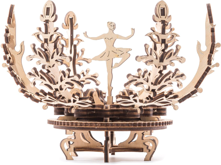 Сборная модель UGEARS Механический цветок (Beige/Brown) купить в интернет-магазине icover