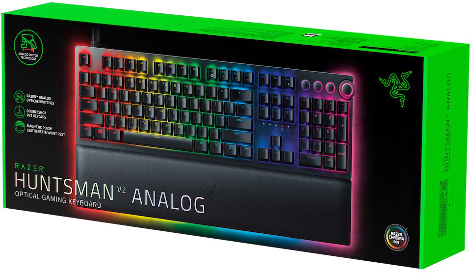 Игровая клавиатура Razer Huntsman V2 Analog RZ03-03610800-R3R1 (Black) купить в интернет-магазине icover