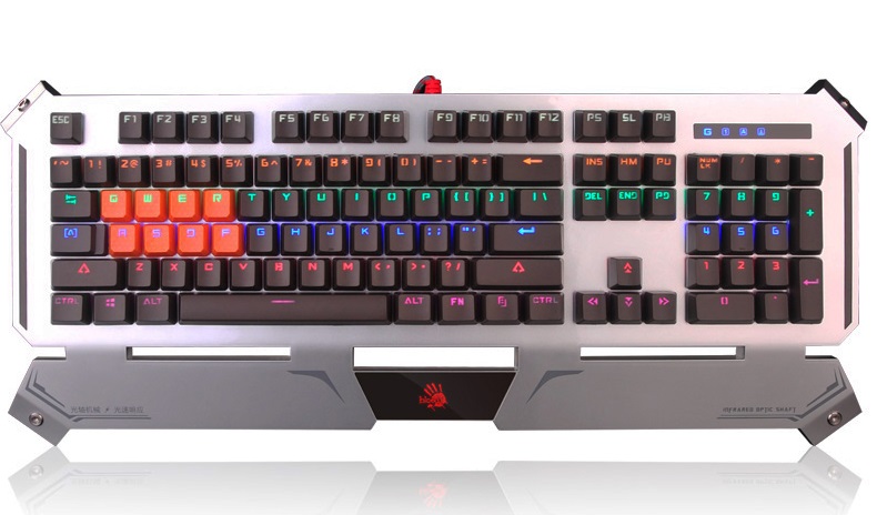 A4Tech Bloody B740A - игровая проводная клавиатура (Silver/Black) купить в интернет-магазине icover