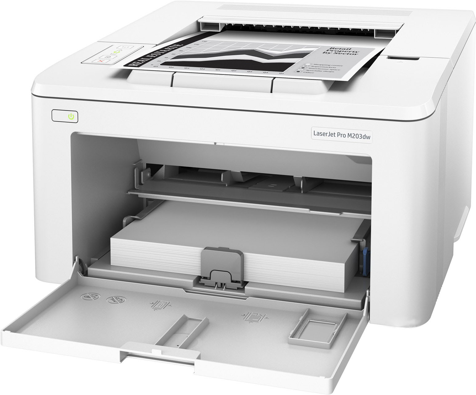 HP LaserJet Pro M203dw (G3Q47A) - лазерный принтер (White) купить в интернет-магазине icover