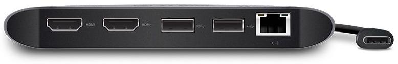 Хаб Alogic ThunderBolt 3 Dual HDMI TB3D2HDPBL-SGR (Space Grey) купить в интернет-магазине icover
