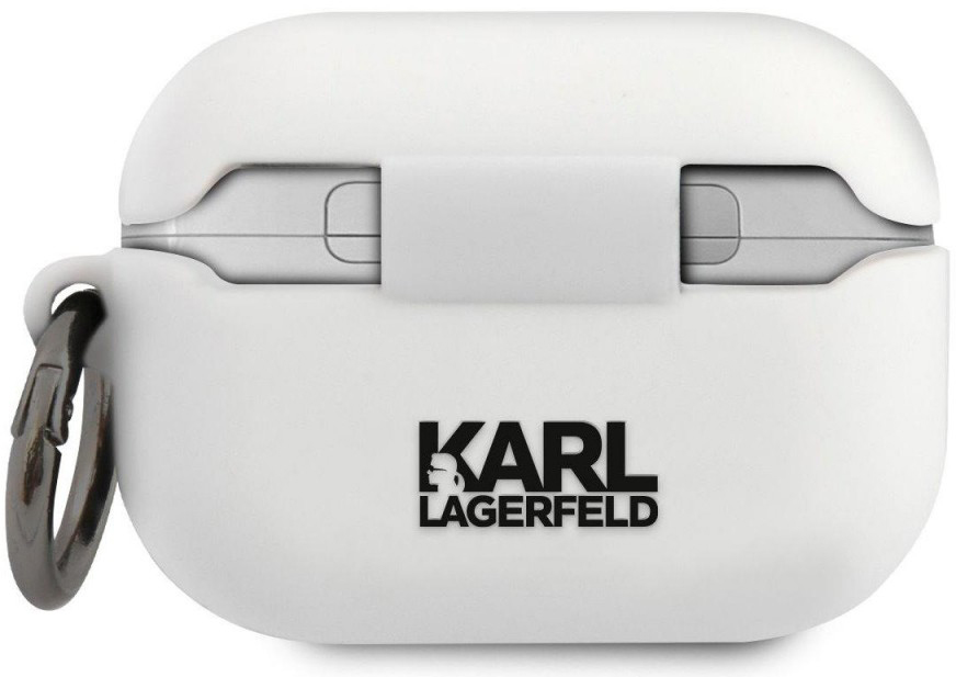Чехол Karl Lagerfeld Silicone Case (KLACAPSILCHWH) для AirPods Pro (White) купить в интернет-магазине icover