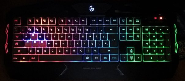 A4Tech Bloody B254 - игровая проводная клавиатура (Black) купить в интернет-магазине icover