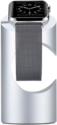 Док-станция Just Mobile TimeStand для Apple Watch (Silver) купить в интернет-магазине icover