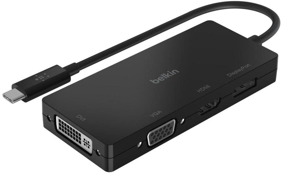 Адаптер Belkin Video Adapter (AVC003btBK) USB-C (Black) купить в интернет-магазине icover