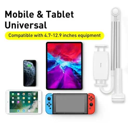 Держатель Baseus Otaku Life Rotary Adjustment Lazy Holder Pro (LUZQ000013) для iPhone/iPad (Gray) купить в интернет-магазине icover